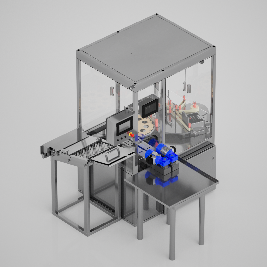 Automatic machine for labelling by banding or licking