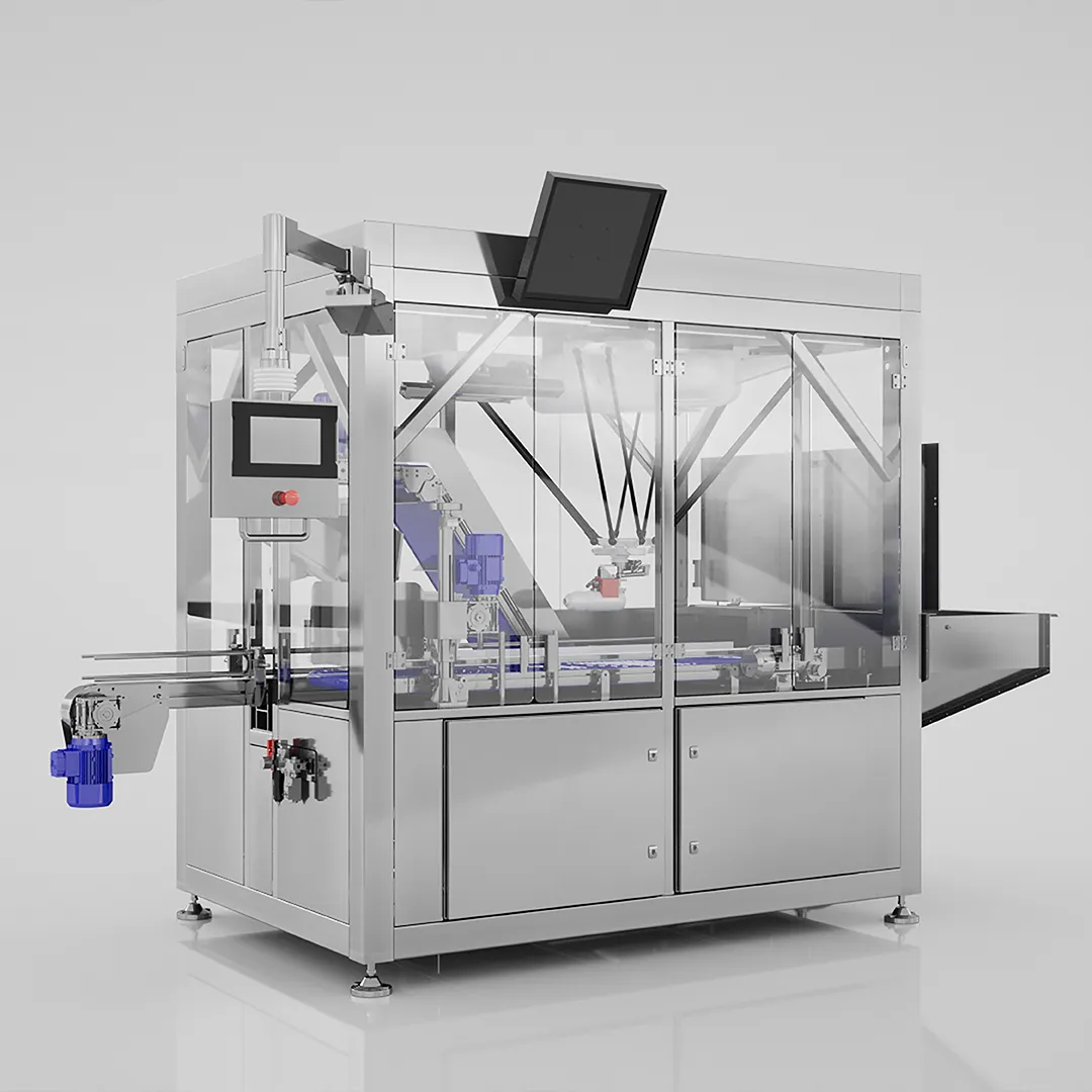 Machine pour redresser les flacons