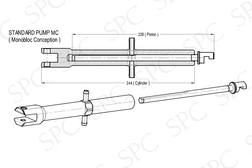 SPC custom-built pumps for M.A.R. machines.