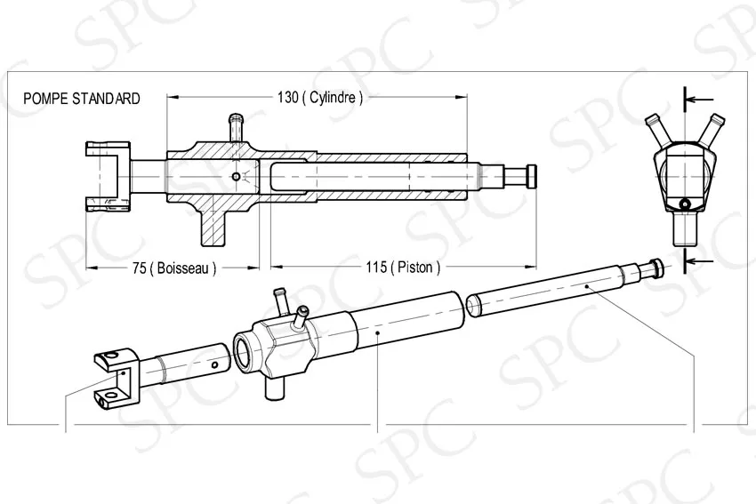 Pompe remplissage volumétrique pour machine Tofflon
