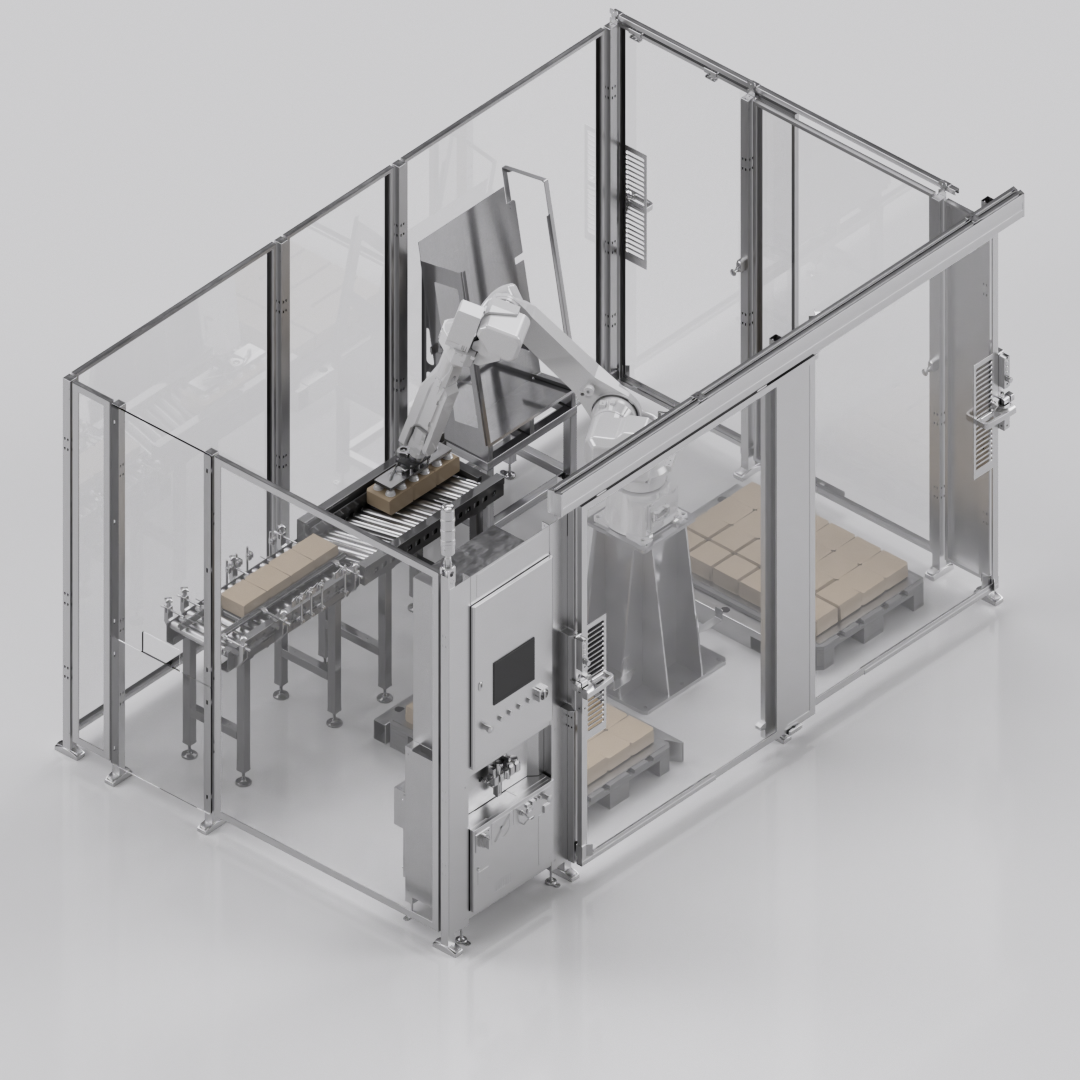 Robot pour la palettisation et le depalettisation de nest/tub